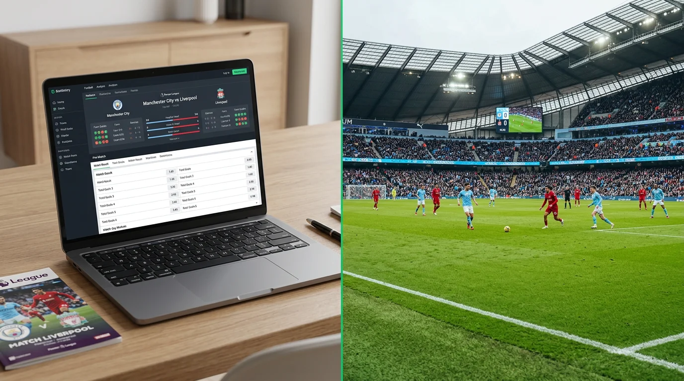 Apuestas pre-partido vs en directo Premier League - diferencias overround y estrategia
