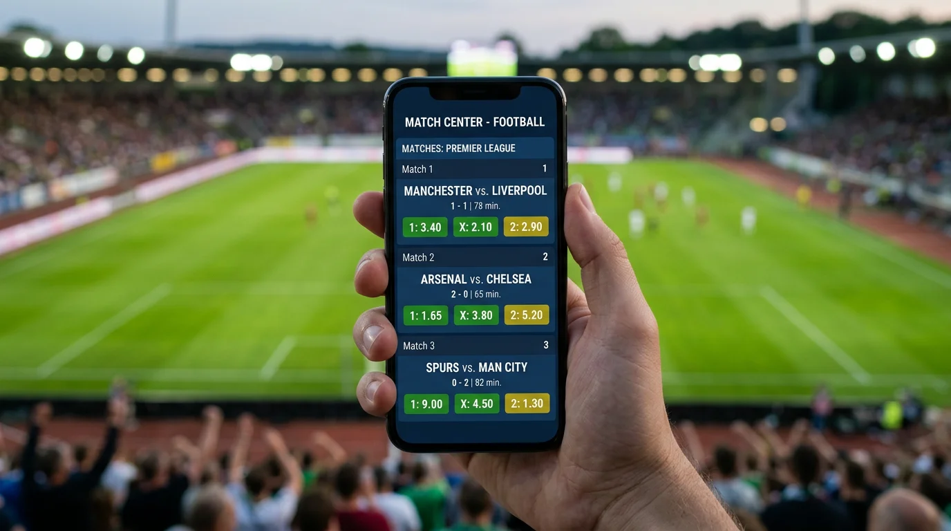 Apuestas Premier League móvil - apps DGOJ in-play iOS Android comparativa
