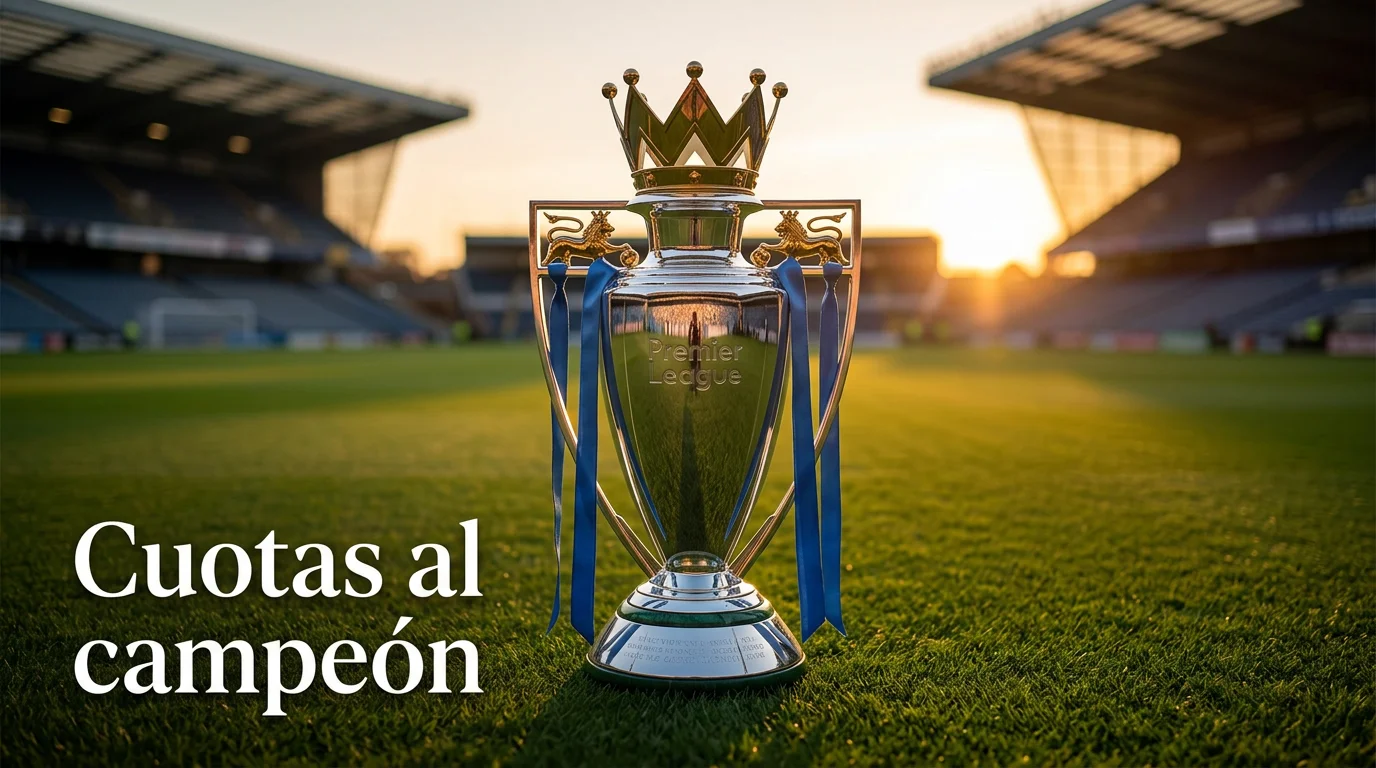 Cuotas al campeón de la Premier League: análisis del mercado outright y estrategias de entrada en distintas ventanas del calendario