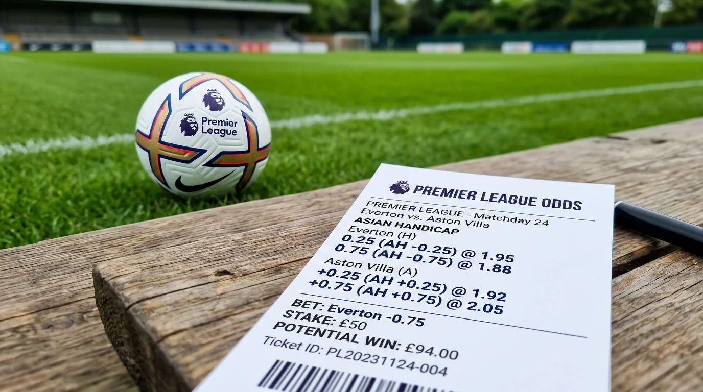 Hándicap asiático Premier League - guía completa con ejemplos de cuartos y mitades