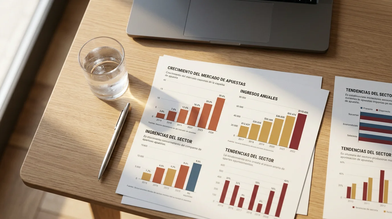 Gráfico del mercado de apuestas deportivas en España con datos DGOJ 2025