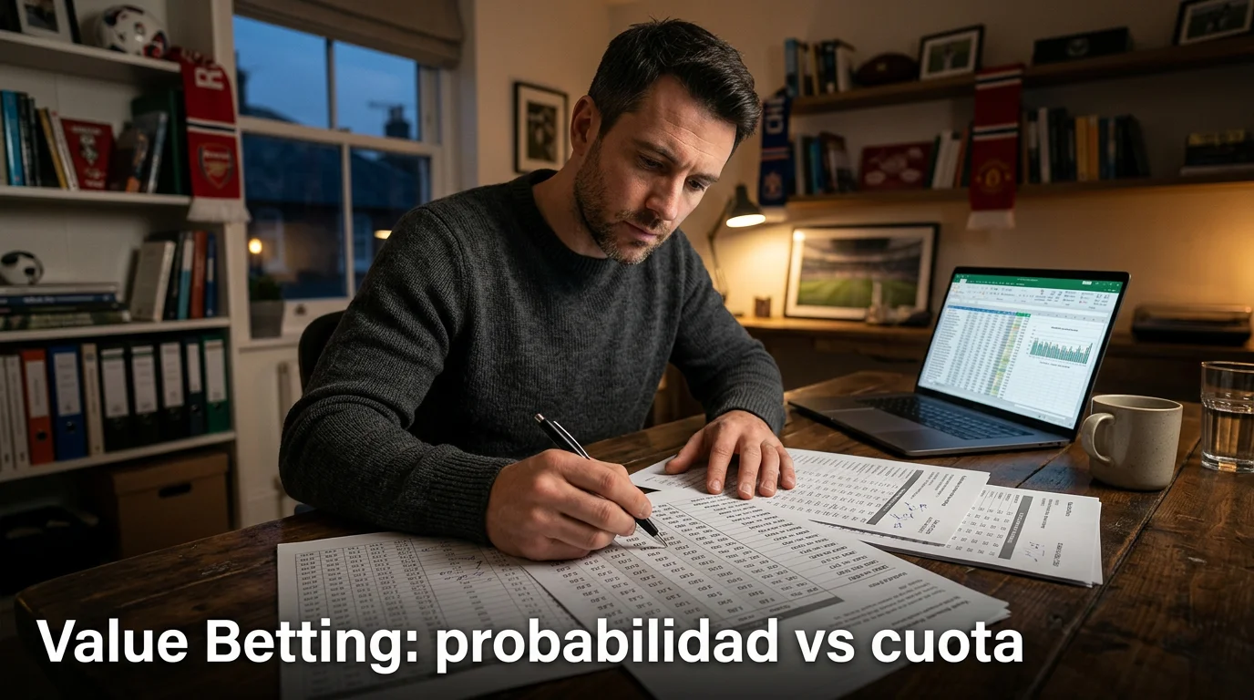 Análisis de value betting en la Premier League: probabilidad implícita y cuotas con valor